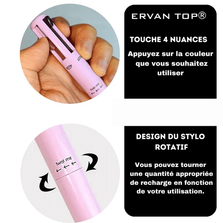 ERVAN TOP® AllureBlend 4-in-1 Precision Makeup Pen(🎁Buy 1 Get 1 Free)